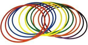 24" Deluxe Colored Hoops - 1 Dozen