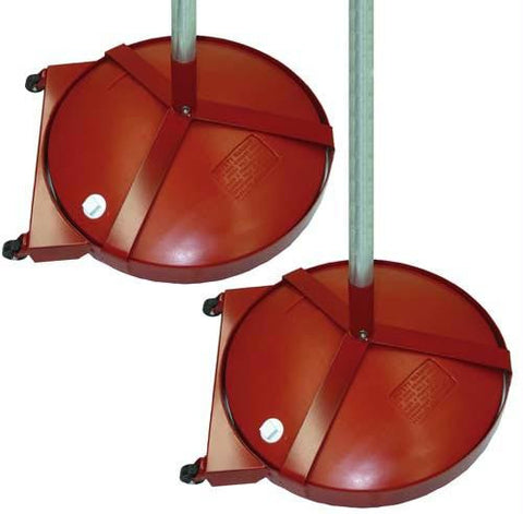 2 Bases w- Poles, Slides & Wheel Attachments