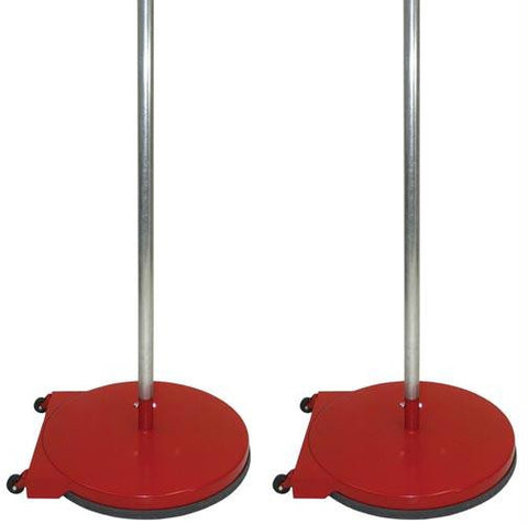 24" Dome Base Game Standards w- Wheels - Red
