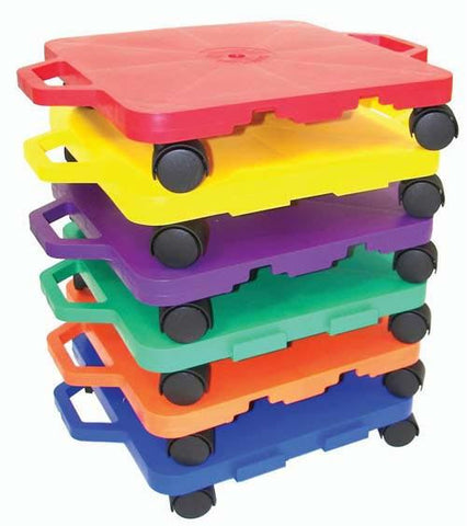16" Connect-A-Scooters (nylon casters) - Set of 6