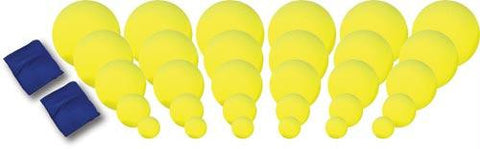 Non-Coated Low Density Low Bounce Foam Ball Pack