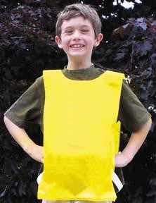 Nylon Plain Pinnies - Yellow