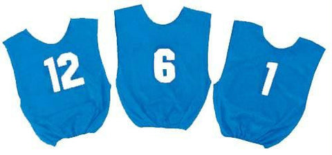 Youth Numbered Scrimmage Vests - Blue