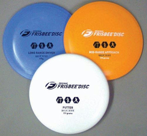 Set of 3 Disc Golf Discs