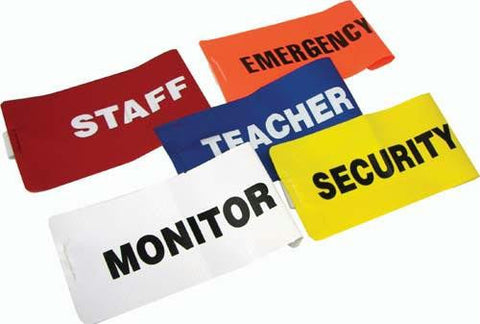 Set of 5 I.D. Armbands - 1 each