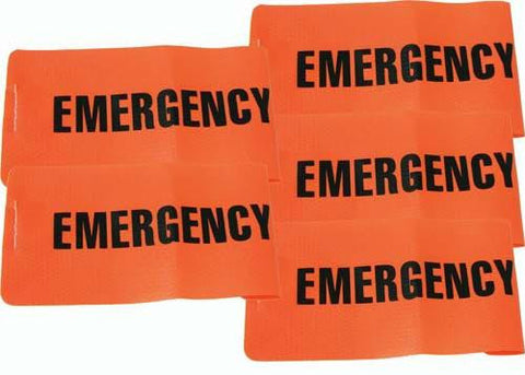 Set of 5 Emergency Armbands