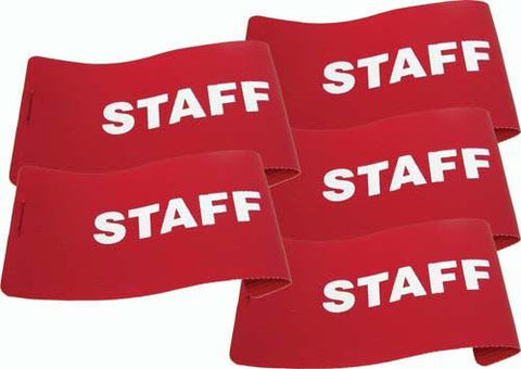 Set of 5 Staff Armbands