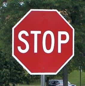 24" x 24" Reflective Aluminum Stop Sign