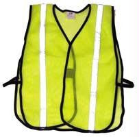 Budget Mesh Reflective Vest - Lime