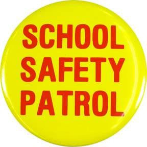 School Safety Patrol Buttons
