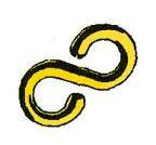 Plastic S-Hook - Yellow