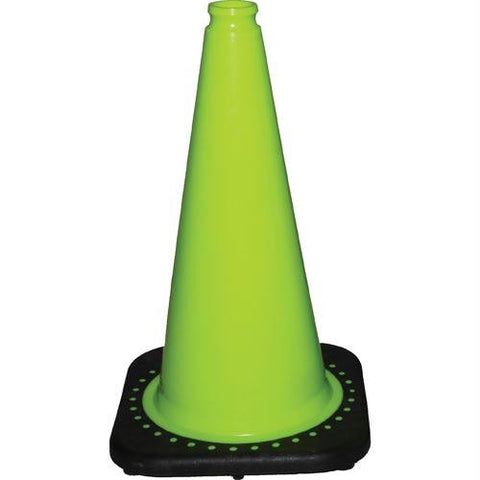 Fluorescent Green Cone - 18"H (11" base)