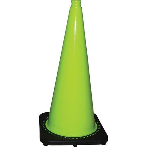Fluorescent Green  Cone - 28"H (14" base)