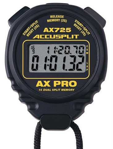 ACCUSPLIT AX725 Pro Timer - Black