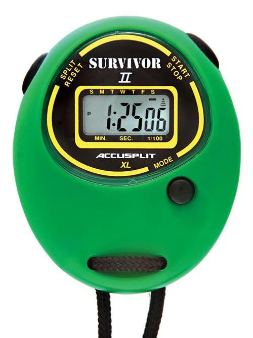 Accusplit Survivor Stopwatch - Green