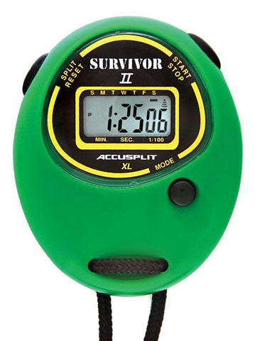 Accusplit Survivor Stopwatch - Green