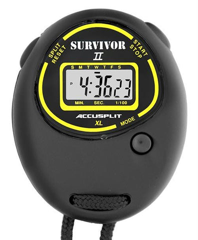 Accusplit Survivor Stopwatch - Black