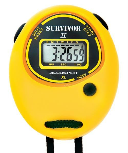 Accusplit Survivor Stopwatch - Yellow