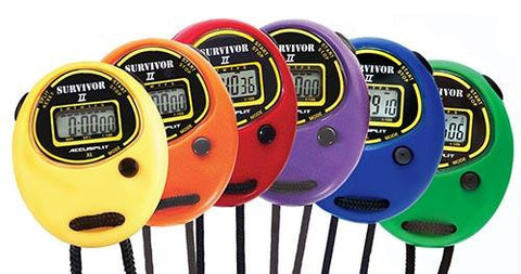 ACCUSPLIT Survivor II Stopwatches - Set of 6